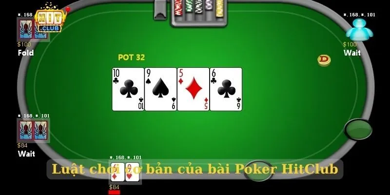 Luật chơi cơ bản của bài Poker HitClub